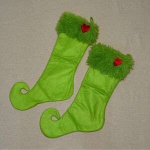 The Grinch Fuzzy Christmas Stocking
